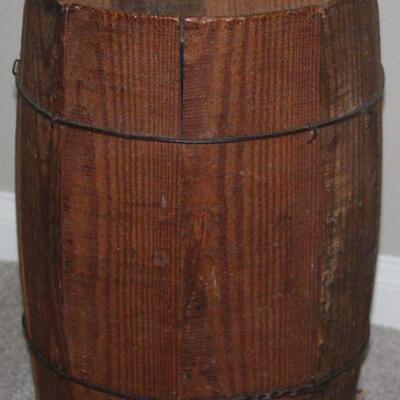 Old Wood Powder Keg (16â€™H x 10â€D)