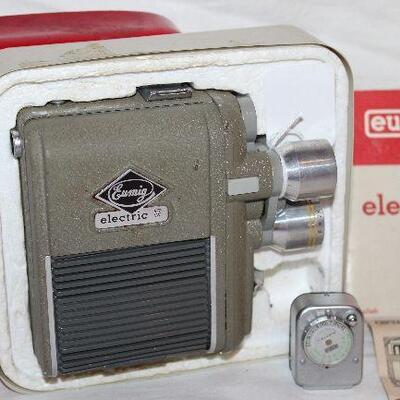 Eumig vintage 8mm electric movie camera. 1950's