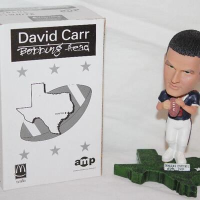 David Carr â€œTexanâ€ 2002 #1 Overall Draft Pick Bobble Head