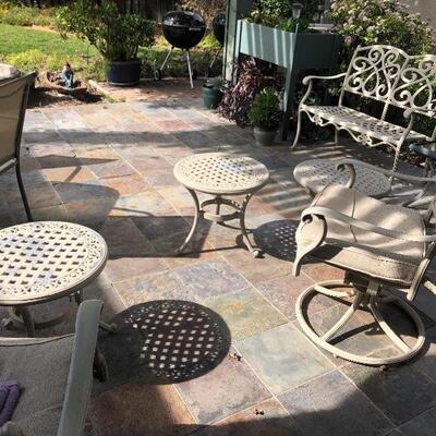 Outdoor Wrought Iron patio furniture
