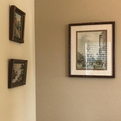 Small wall art & paintings of cityscapes
