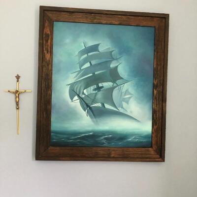 Beautiful ship painting
