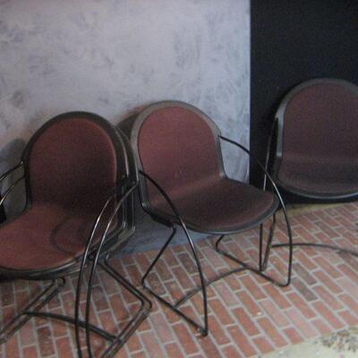 SC Charcoal Claret Stack Chairs (4 ea)  