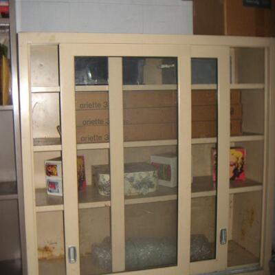 Scientific Bookcase w/ Glass Doors  
