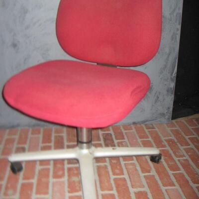 Herman Miller Puffy Red Desk Chair  