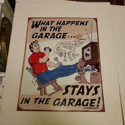 Vintage Garage Sign