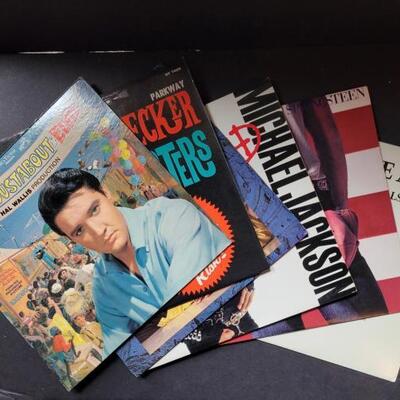 https://ctbids.com/#!/description/share/749441 Assorted Music Records: Elvis - Roustabout, Chubby Checker - For Teen Twisters ONLY,...