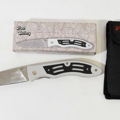 Frost Cutlery Silver Talon Single Blade Knife