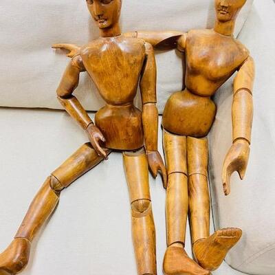 Wooden mannequins