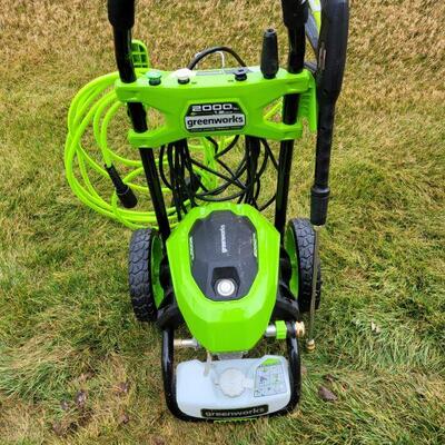 Greenworks 2000 PSI Electric Pressure Washer Like New Condition With Attachments.

https://ctbids.com/#!/description/share/753016 