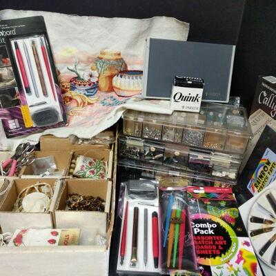 Beads galore, wiring, calligraphy, scratch board and more!

https://ctbids.com/#!/description/share/753055 