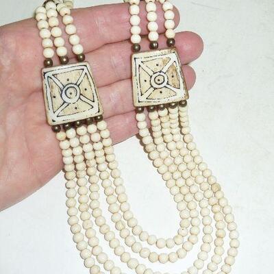 vint. bone necklace