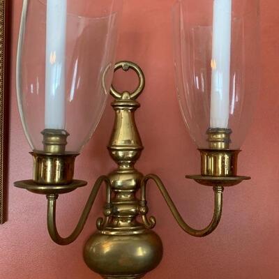 Solid Brass candle sconces
