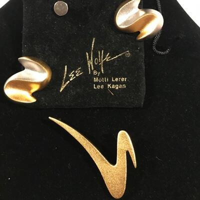 Lee Wolfe  signed jewelry 