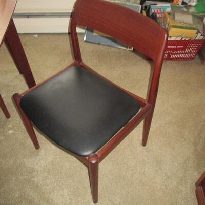 Westnofa Mid Century Modern Danish Complete Dining Room Suite 6 Chairs ~ 2 Arm Chairs ~ Credenza And China Cabinet