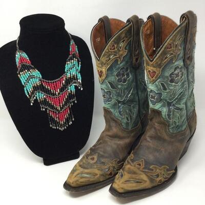 Vintage Designer Cowboy Boots