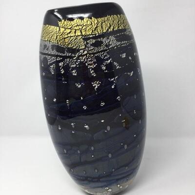 Dan Bergsman signed Glass vase