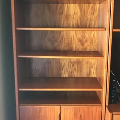 Mid-century shelf and cabinet $149
32 1/2  X 16 1/2 X 79