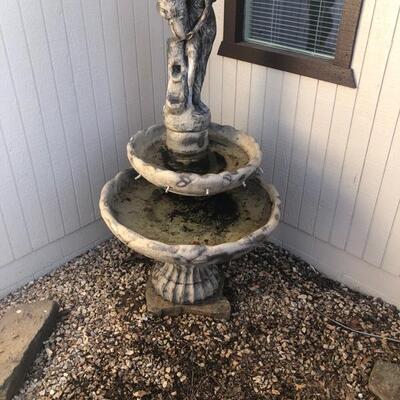 Outdoor fountain -currently not operating