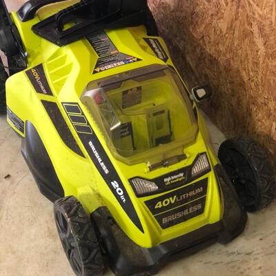 Ryobi electric mower