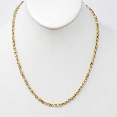 #285 â€¢ 14k Gold Chain, b weighs approx 11.8g