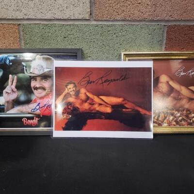 #912 â€¢ 3 Burt Reynolds Photographs
