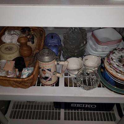 #4010 â€¢ Beer Stein, Tea cups, Glass trays, and More