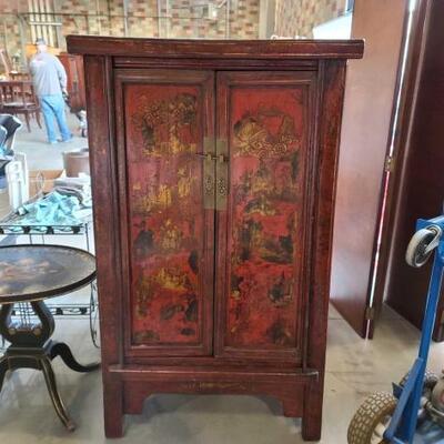 2016 • Vintage Asian Style Wooden Cabinet