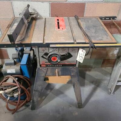 #3504 • Table Saw & Air Compressor
