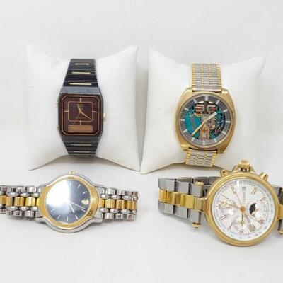 #512 • 4 Watches BRANDS INCLUDE GUCCI, STAUER SEKIO, AND MORE!