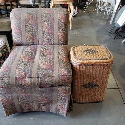 #2008 â€¢ 2 Stone Top End Tables, Wooden Stool, And 2 Asian Style Pots And Stands