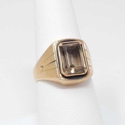 #291 • 14k Gold Ring With Semi Precious Stone, 5.9g