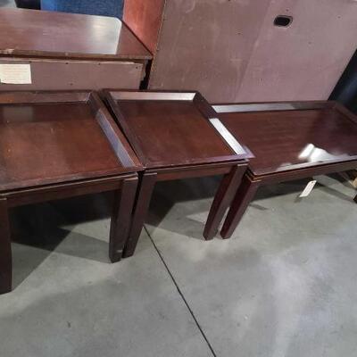 #2234 • 2 End Tables And Coffee Table