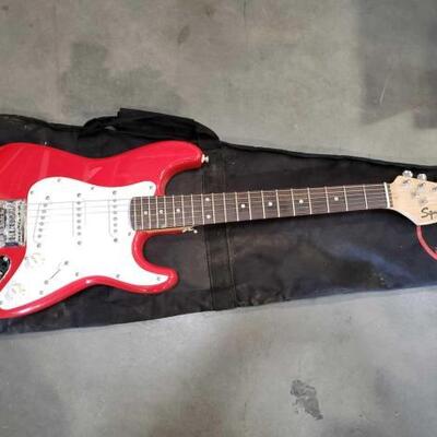 Fender Squier Mini Electric Guitar with Soft case