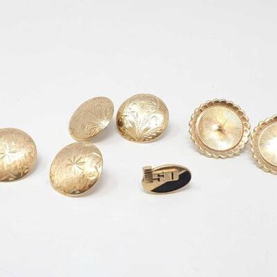 #292 â€¢ 7 14k Gold Pins - weighs approx 10.2g