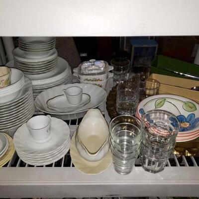 #4046 â€¢ Yorkshire China, Corelle Glassware, and more