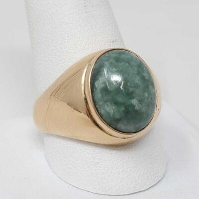 276	

14k Gold Ring With Semi Precious, 9g
Weighs Approx 9g. Size 11.5