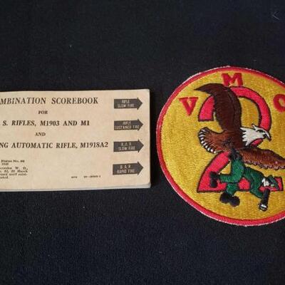 #906 â€¢ US Military Combination Scorebook for US Rifles, M1903 and M1 and BAR, M1918A2
