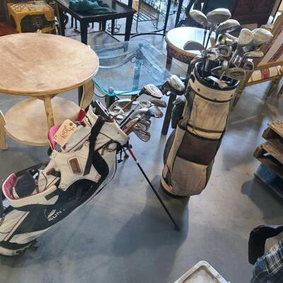#2024 â€¢ 2 Golf Bags And Golf Clubs