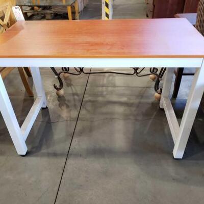 #2318 • Metal and wooden Desk