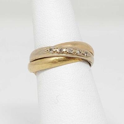 210	

18k Gold Ring, 6.7g
Weighs Approx 6.7g. Size 5.5