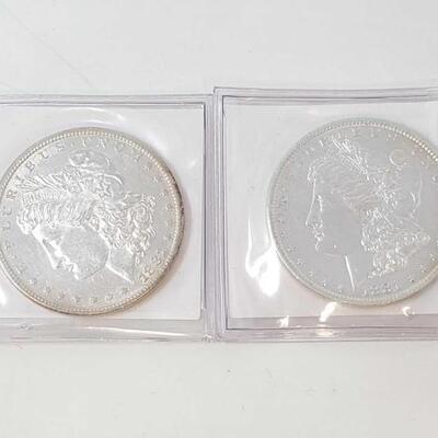 #648 • 2 1881 Morgan Silver Dollars
