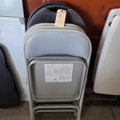 #2037 â€¢ 6 Metal Folding Chairs