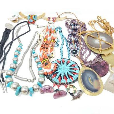 #536 • Beaded Native American Artwork, Necklaces, and More!