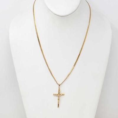 #289 • 14k Gold Chain With 14k Pendant, 10.7g

