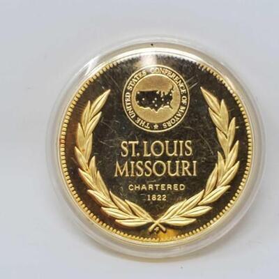 #602 • 1822 St. Louis Missouri .999 Silver Coin -33.3g