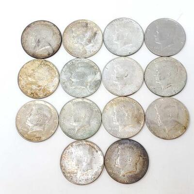 #690 â€¢ 14 40% Silver Kennedy Half Dollars