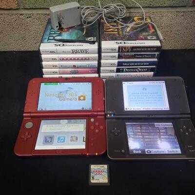 #942 â€¢ Nintendo 3DS and DSi XL with Games and 1 Charger