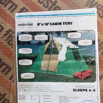 8 x 10 Cabin Tent