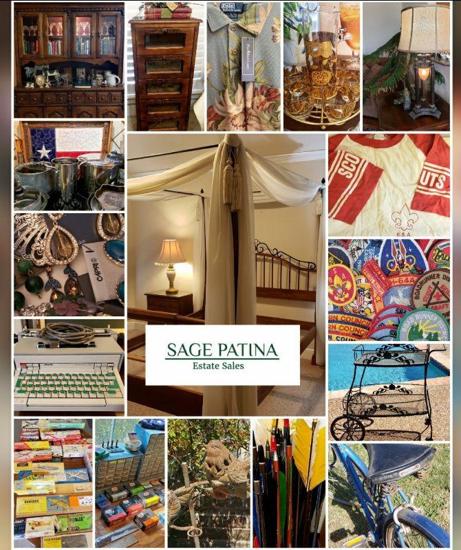 SAGE PATINA Hosts Haslet Vintage to New Estate Sale! 50 Off Today